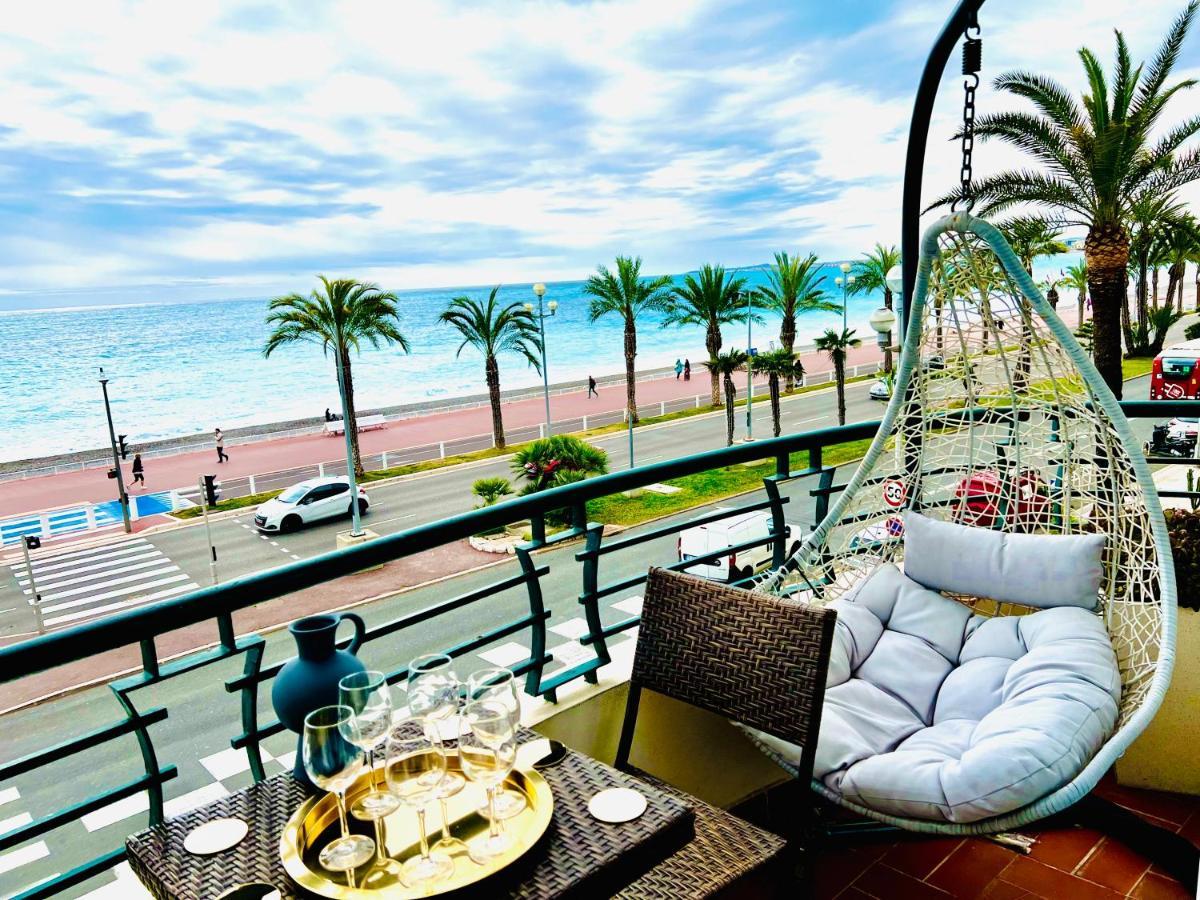 Endless Stunning Mediterranean Sea Views Promenade Des Anglais Nicea Zewnętrze zdjęcie